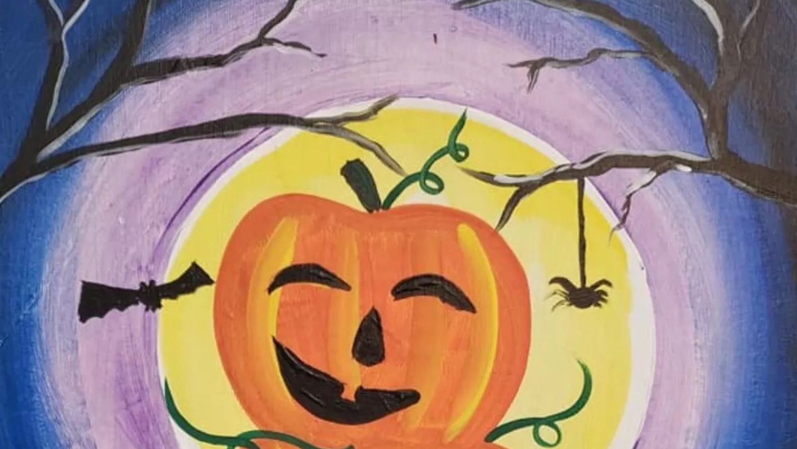 painting of pumpkin