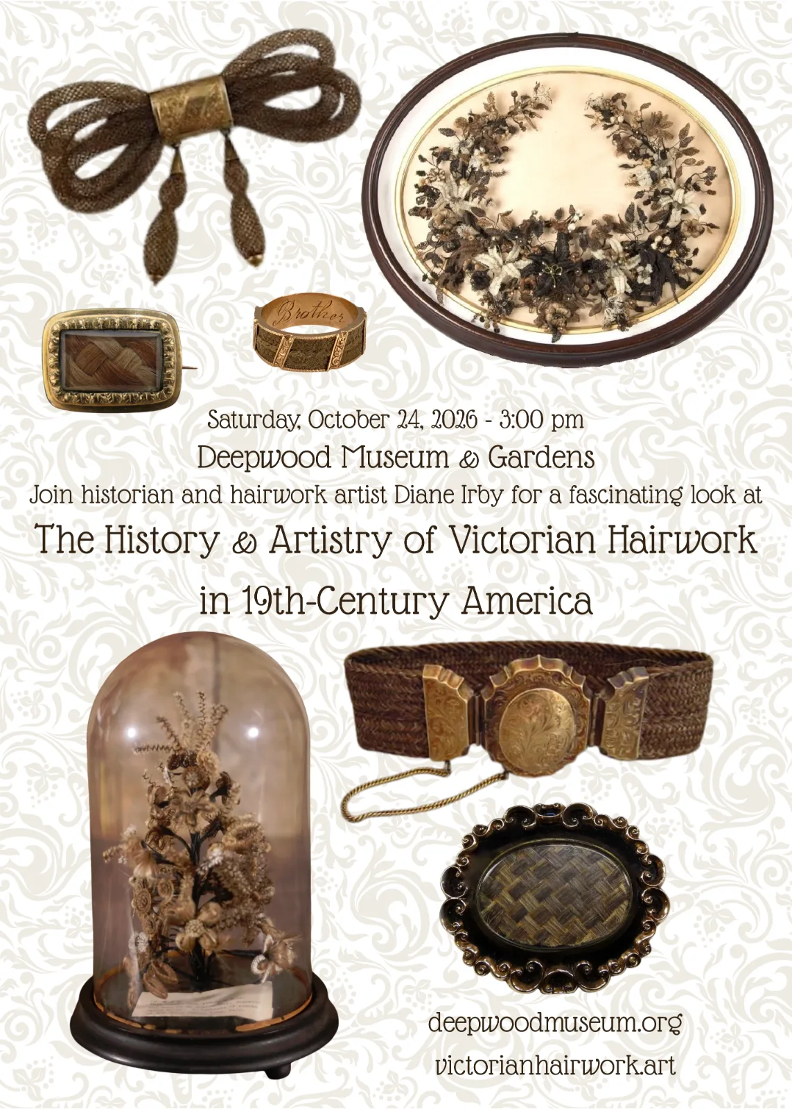 The History & Artistry of Victorian Hairwork in 19th Century America
